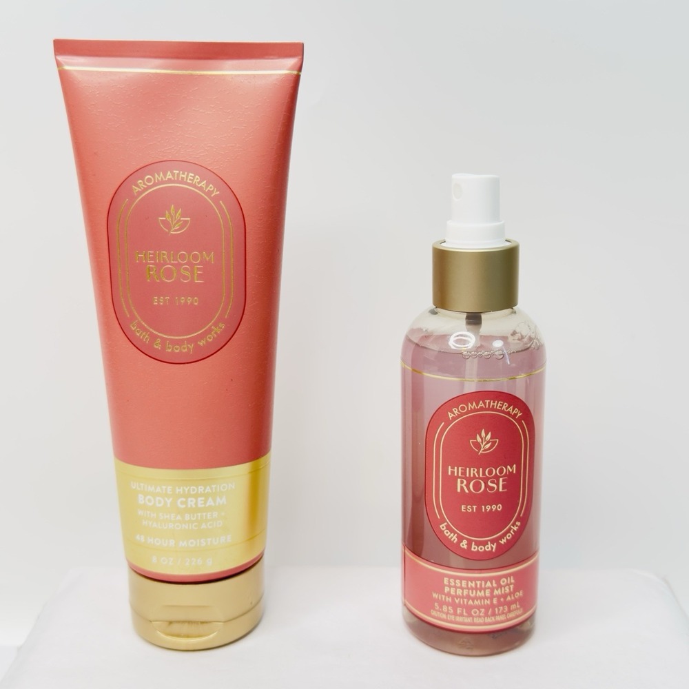 Bath & Body Works Heirloom Rose Aromatherapy Body Cream & Essential Oil Mist - Picture 11 of 12